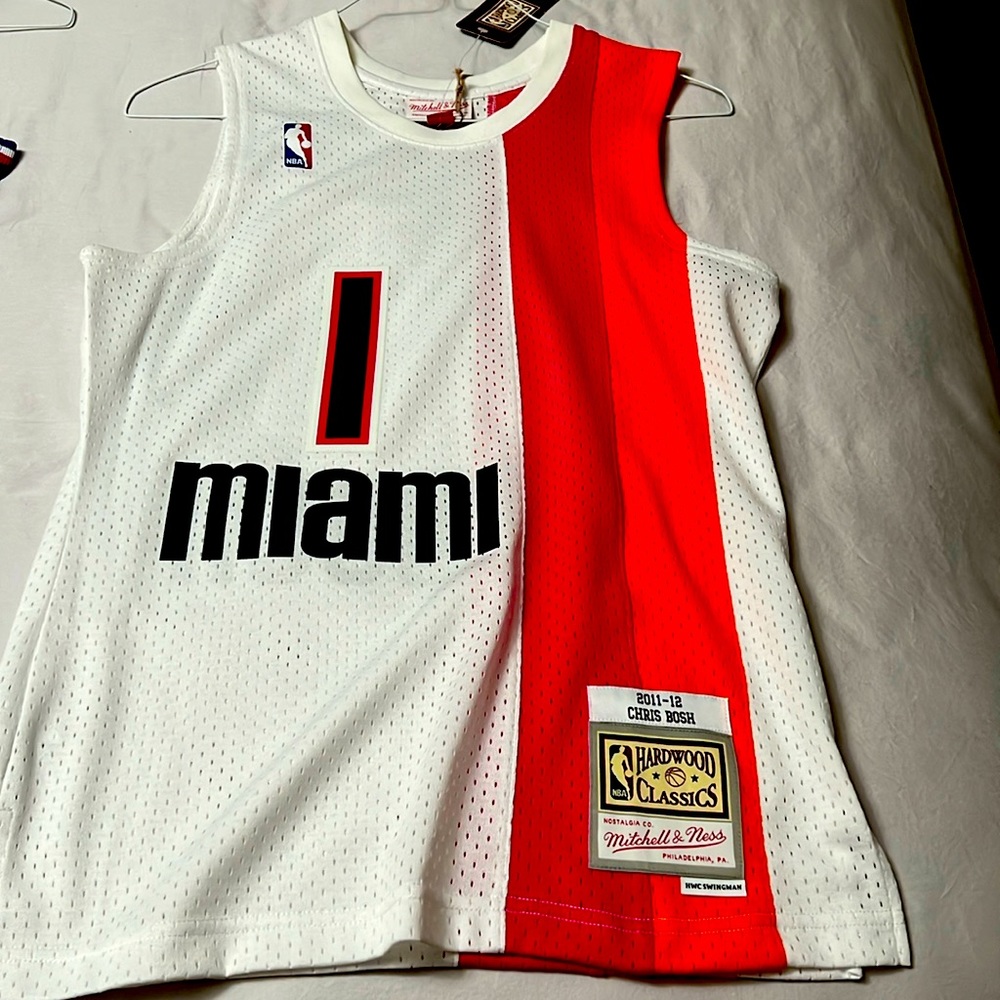 Chris Bosh Hardoowd Classic Miami Heat Jersey.